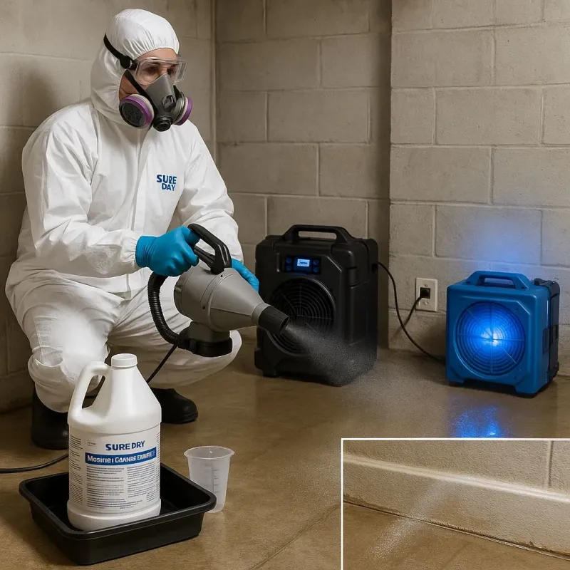 Sanitization and Odor Removal process in Frederick County, MD